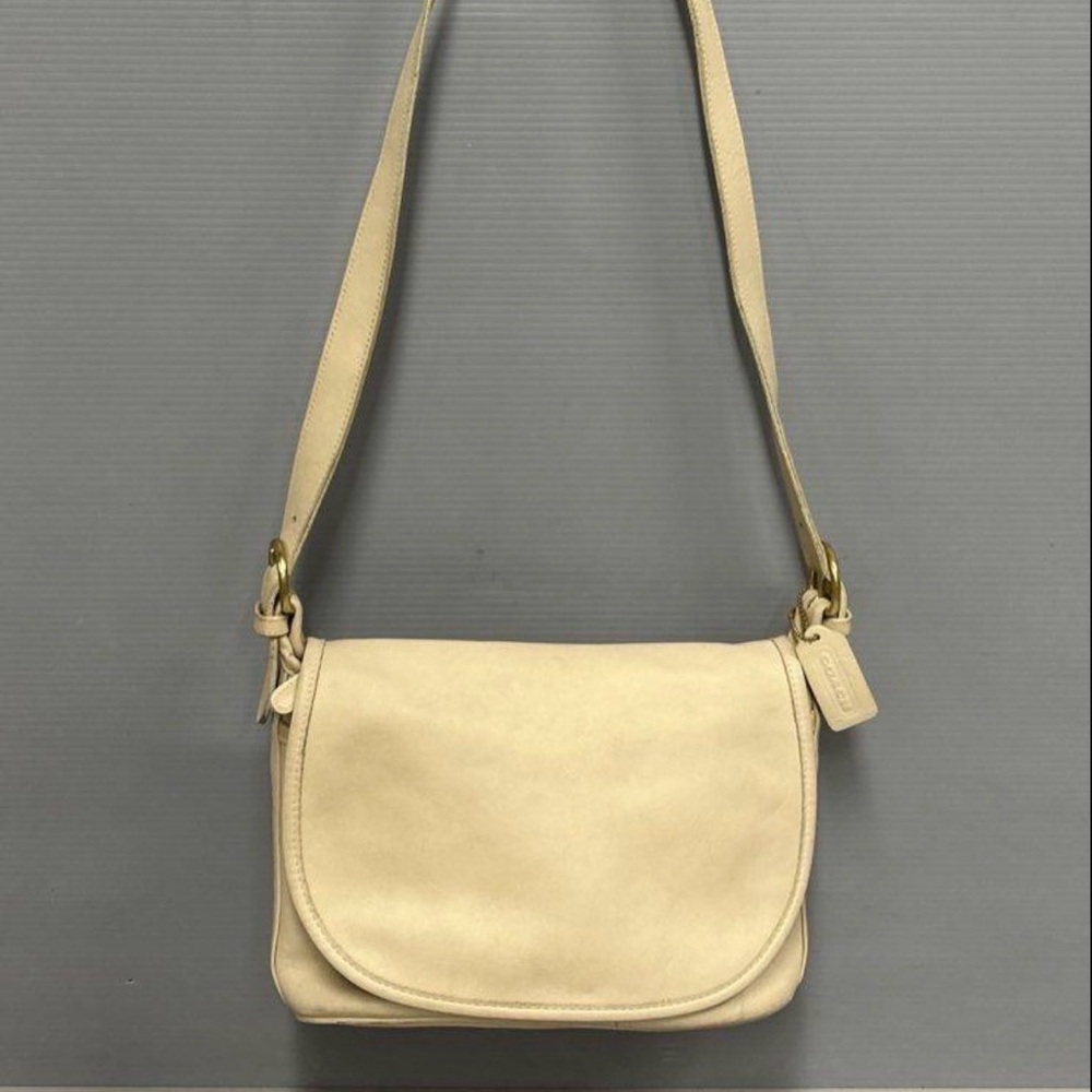 Vintage Coach Fletcher Bag (Style #4150) 1990’s cream/ bone color way